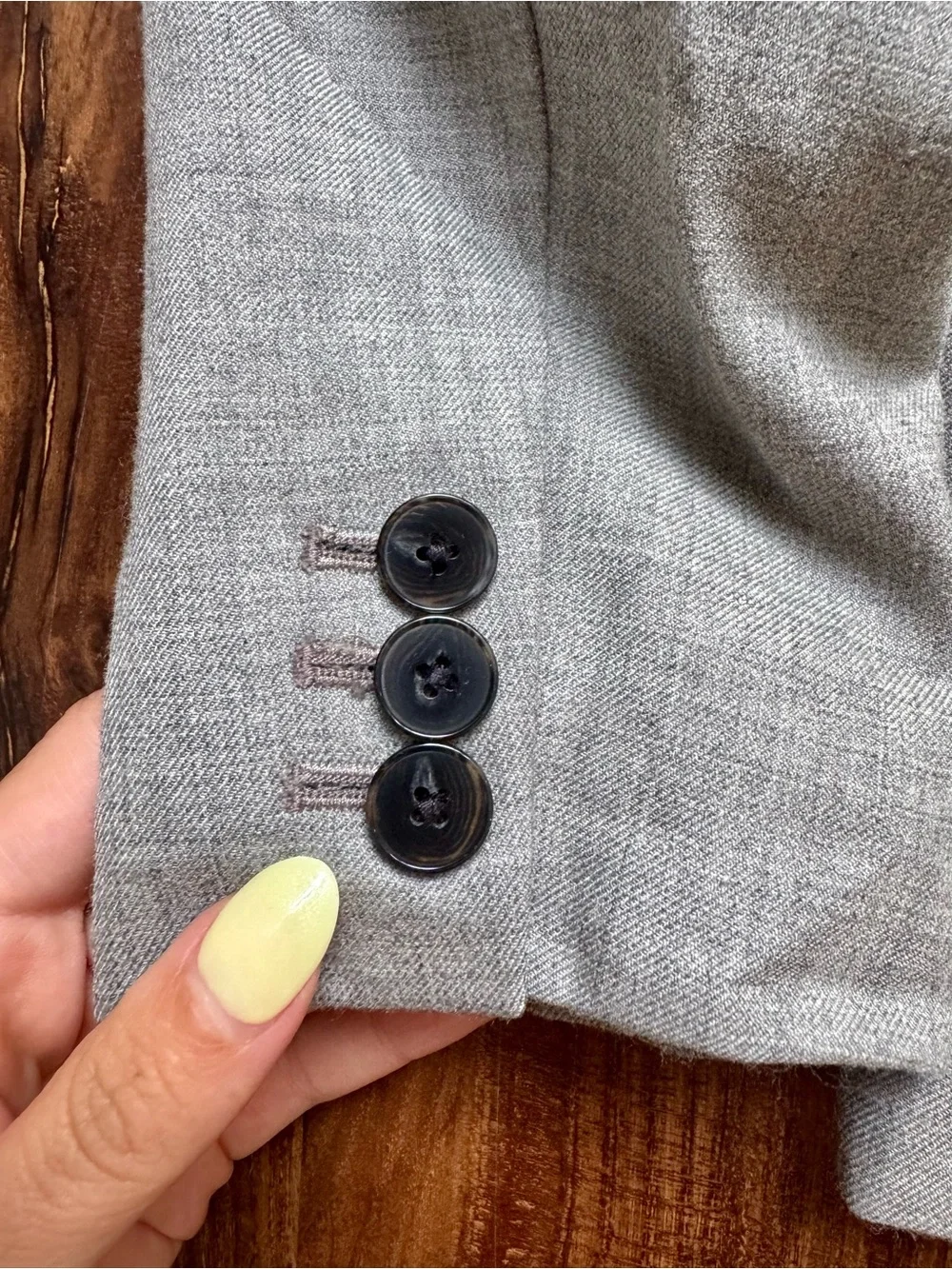 J.Crew Women’s Light Heather Grey Blazer, Size 4P